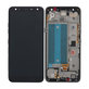Дисплей за LG K40, Black, Тъчскрийн с рамка