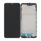Дисплей за Samsung A16 5G, Blue Black, Тъчскрийн с рамка, TFT