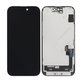 Дисплей Soft OLED за iPhone 15, Тъчскрийн с рамка, DIAGNOSTIC