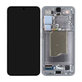 Дисплей за Samsung Galaxy S25, тъч стъкло с рамка, Silver Shadow, GH82-36329A, Genuine Service Pack