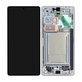 Дисплей за Samsung S25 Ultra, Titanium Silverblue, Тъчскрийн с рамка, GH82-36387C Genuine Service Pack