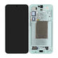 Дисплей OLED за Samsung S25 Plus, Mint, Тъчскрийн с рамка
