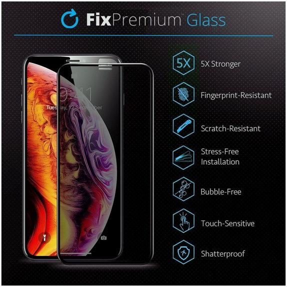 Закалено стъкло за Samsung Galaxy S25 Plus, Privacy Anti-Spy, FixPremium