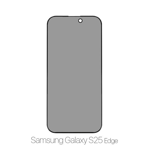 Закалено стъкло за Samsung Galaxy S25 Edge, Privacy Anti-Spy, FixPremium