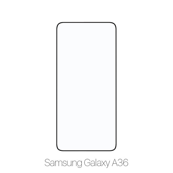 Закалено стъкло за Samsung Galaxy A36 A366E, FullCover Glass, FixPremium