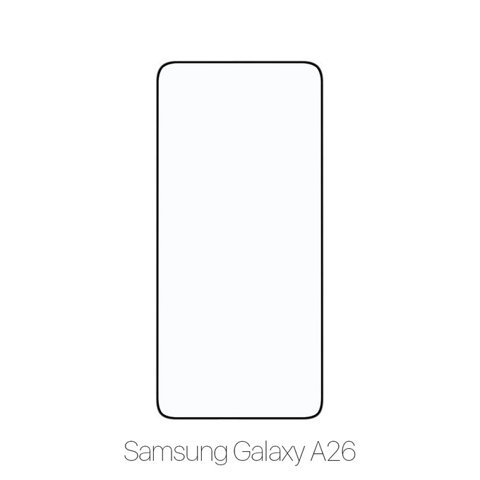 Закалено стъкло за Samsung Galaxy A26 A266E, FullCover Glass, FixPremium