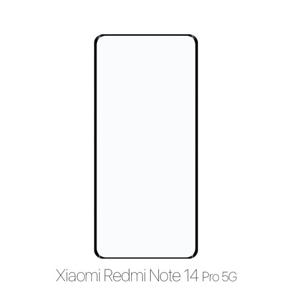 Закалено стъкло за Xiaomi Redmi Note 14 Pro 5G 24090RA29G, FullCover Glass, FixPremium