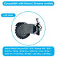 Колело с мотор дясно за Xiaomi Robot Vacuum X20, S10, Dreame X30, X20, X10 Pro, Black, Черен