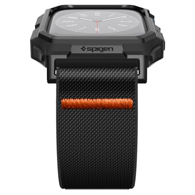 Каишка Lite Fit "Pro" за Apple Watch (44, 45mm), Матово черен, Spigen