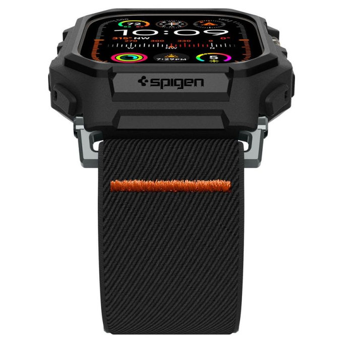 Каишка Lite Fit "Pro" за Apple Watch Ultra (49mm), Матово черен, Spigen