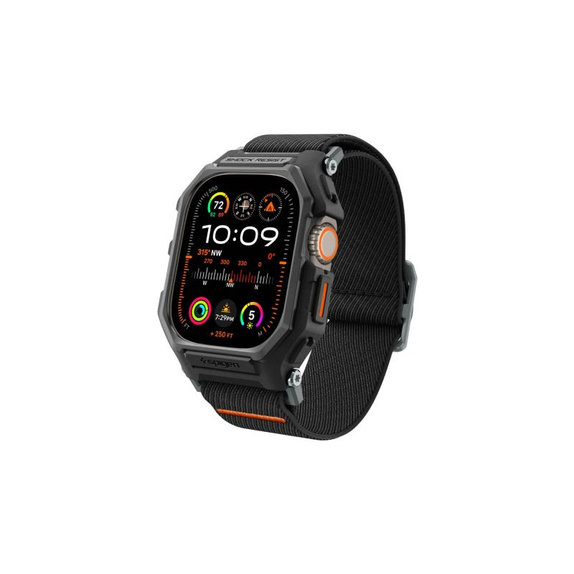 Каишка Lite Fit "Pro" за Apple Watch Ultra (49mm), Матово черен, Spigen