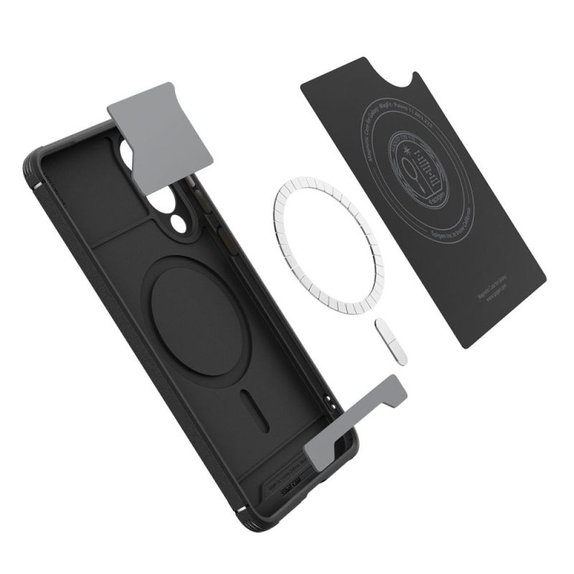 Case Core Armor with MagSafe for Samsung Galaxy S25 Edge, Matte Black, Spigen
