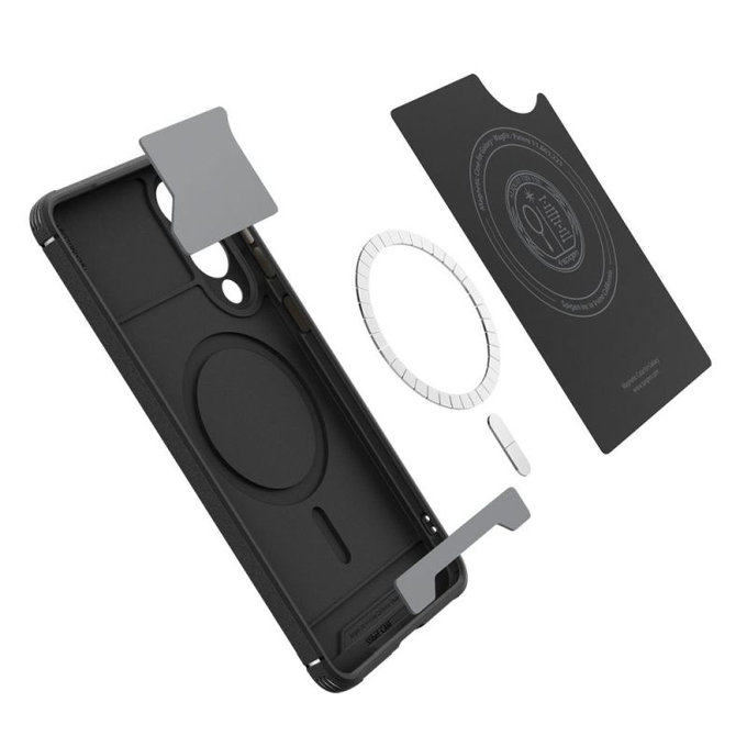 Case Core Armor with MagSafe for Samsung Galaxy S25 Edge, Matte Black, Spigen