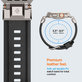 Каишка Durapro Armor PU за Apple Watch (42, 44, 45, 49mm), Черен, Spigen