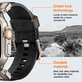 Каишка Durapro Armor PU за Apple Watch (42, 44, 45, 49mm), Черен, Spigen