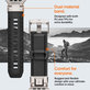 Каишка Durapro Armor PU за Apple Watch (42, 44, 45, 49mm), Черен, Spigen