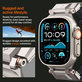 Каишка Durapro Armor за Apple Watch (42, 44, 45, 49mm), Сив, Spigen
