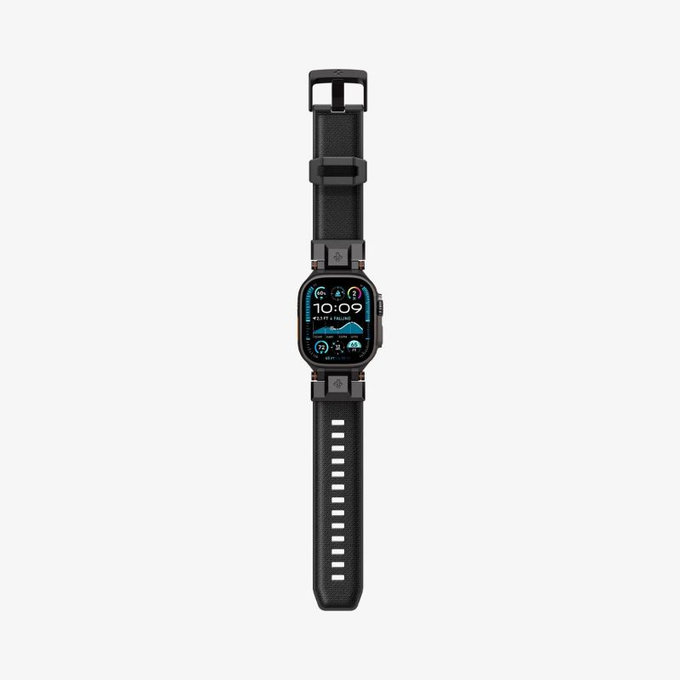 Каишка Durapro Armor за Apple Watch (42, 44, 45, 49mm), Black Edition, Spigen