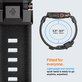 Каишка Durapro Armor за Apple Watch (42, 44, 45, 49mm), Black Edition, Spigen