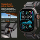 Каишка Durapro Armor за Apple Watch (42, 44, 45, 49mm), Black Edition, Spigen