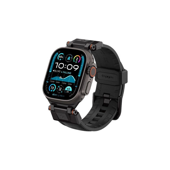 Каишка Durapro Armor за Apple Watch (42, 44, 45, 49mm), Black Edition, Spigen
