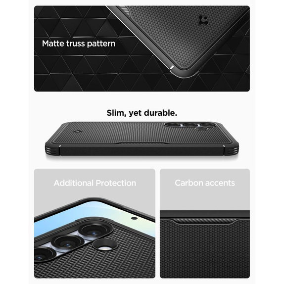 Case Core Armor with MagSafe for Samsung Galaxy S25, Matte Black, Spigen