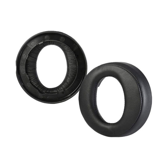 Резервни възглавнички за Sony Playstation Platinum, Мемори пяна и PU кожа, Black, 1 чифт