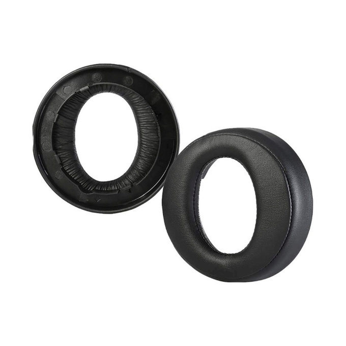 Резервни възглавнички за Sony Playstation Platinum, Мемори пяна и PU кожа, Black, 1 чифт