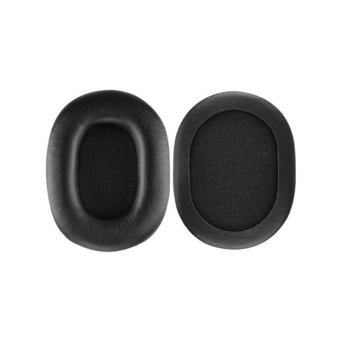 Резервни възглавнички за уши за Sony MDR-7506, Мемори пяна и PU кожа, Черен, 1 чифт