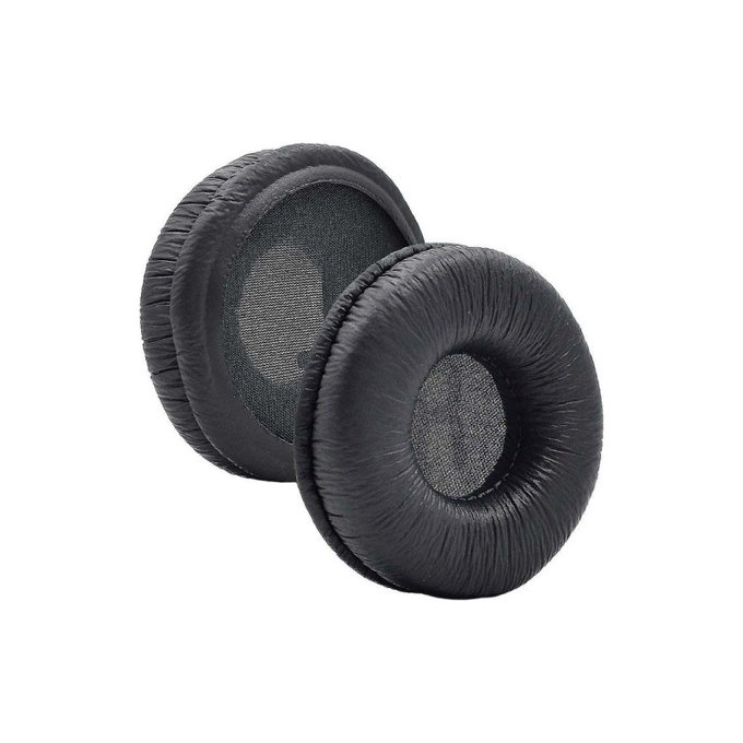 Резервни възглавнички за уши за JBL Tune 450, Мемори пяна и PU кожа, Черен, 1 чифт