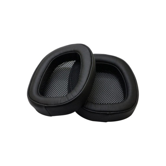 Резервни възглавнички за Logitech G433, Мемори пяна и PU кожа, Black, 1 чифт