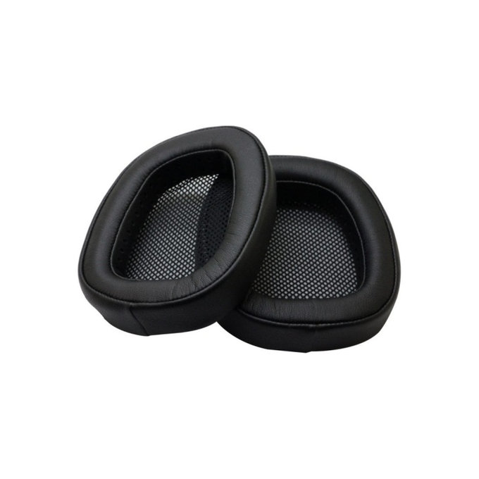Резервни възглавнички за Logitech G433, Мемори пяна и PU кожа, Black, 1 чифт
