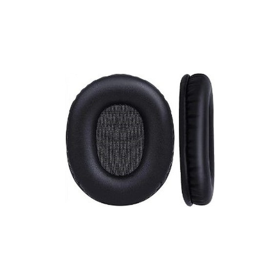 Резервни възглавнички за уши за Audio-Technica ATH-M50X, PU кожа, Черен, 1 чифт