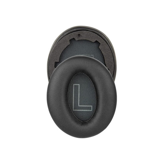 Резервни възглавнички за уши за Anker Soundcore Life Q20, Мемори пяна и PU кожа, Черен, 1 чифт