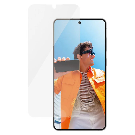 Закалено стъкло UWF Ceramic с апликатор за Samsung Galaxy S25 Edge, Прозрачно, PanzerGlass