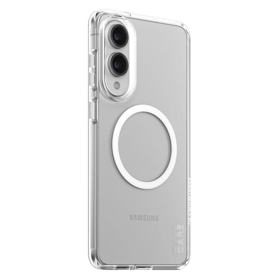 Калъф Urban Combat с бяло QI за Samsung Galaxy S25 Edge, Прозрачно, PanzerGlass