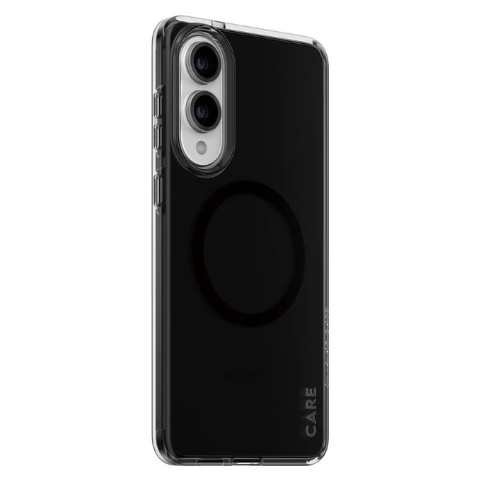 Калъф Smokey с черно QI за Samsung Galaxy S25 Edge, Черно, PanzerGlass