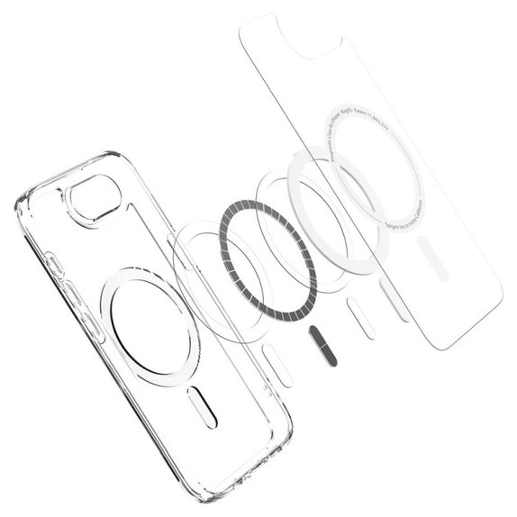 Case Ultra Hybrid with MagSafe for iPhone 16e, White, Spigen