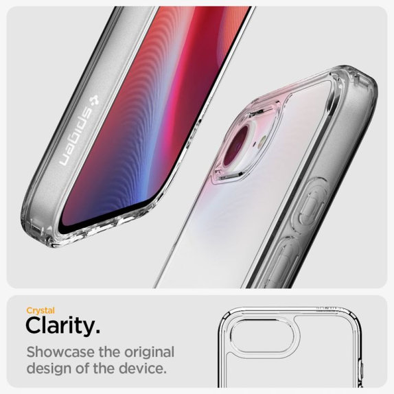 Case Ultra Hybrid for iPhone 16e, Crystal Clear, Spigen
