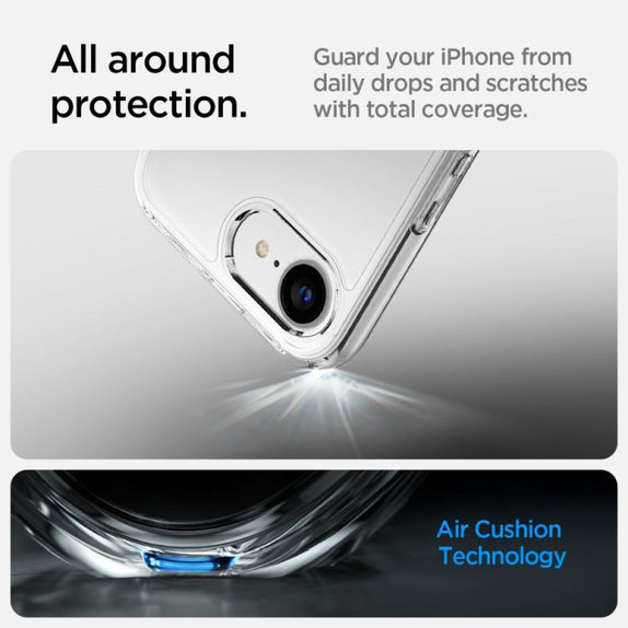 Case Ultra Hybrid for iPhone 16e, Crystal Clear, Spigen