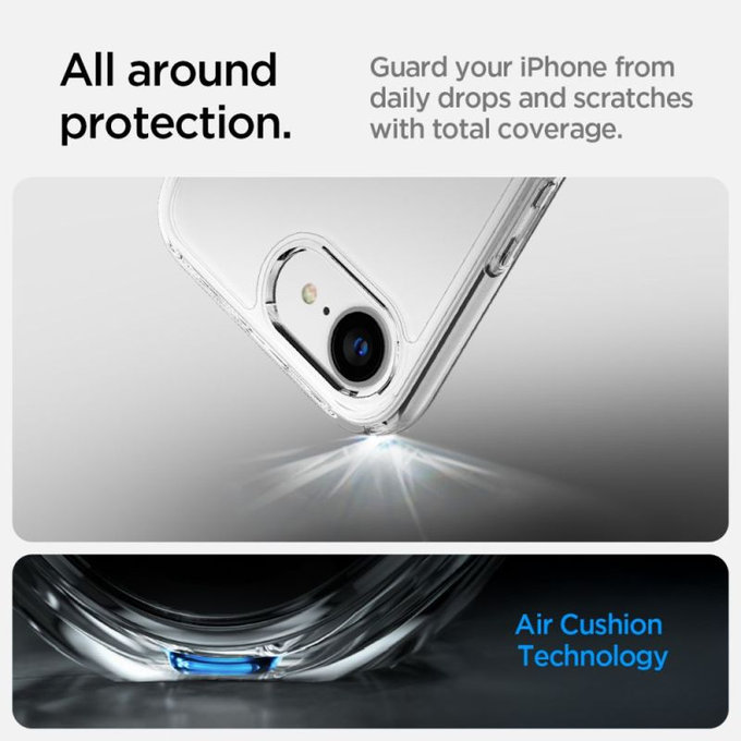 Case Ultra Hybrid for iPhone 16e, Crystal Clear, Spigen