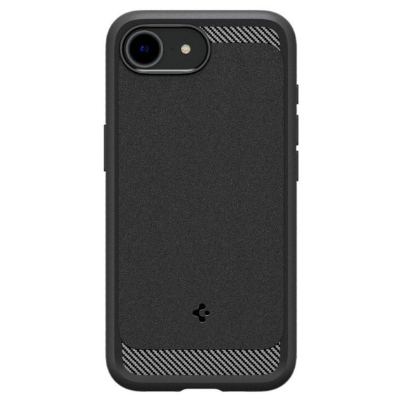 Калъф Rugged Armor с MagSafe за iPhone 16e, Матово черен, Spigen