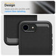 Калъф Rugged Armor с MagSafe за iPhone 16e, Матово черен, Spigen