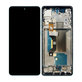 Дисплей за Motorola Edge 60 Fusion, Amazonite, Тъчскрийн с рамка, 5D68C29879 Genuine Service Pack