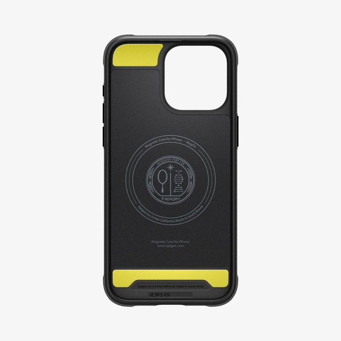 Калъф Rugged Armor с MagSafe за iPhone 15 Pro Max, Матово черен, Spigen