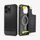 Калъф Rugged Armor с MagSafe за iPhone 15 Pro, Матово черен, Spigen
