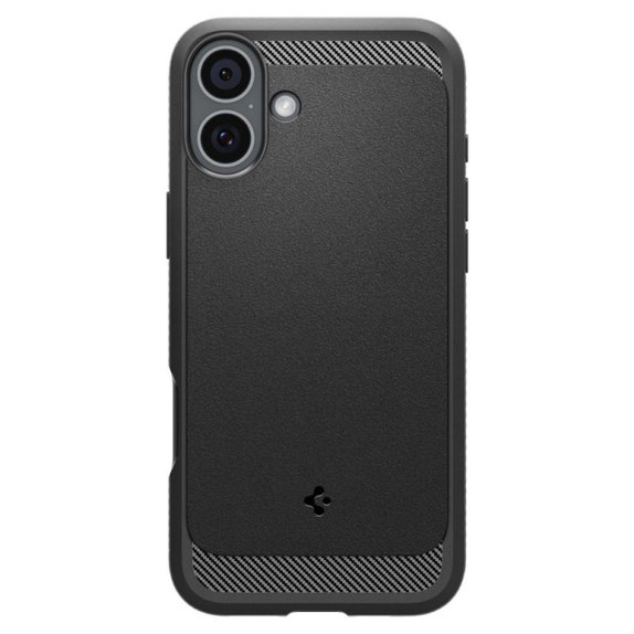 Калъф Rugged Armor с MagSafe за iPhone 16, Матово черен, Spigen