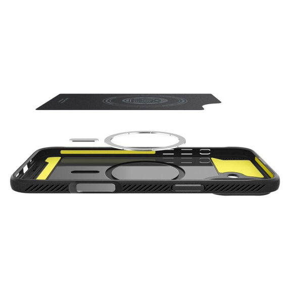 Калъф Rugged Armor с MagSafe за iPhone 16, Матово черен, Spigen