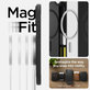 Калъф Rugged Armor с MagSafe за iPhone 16, Матово черен, Spigen