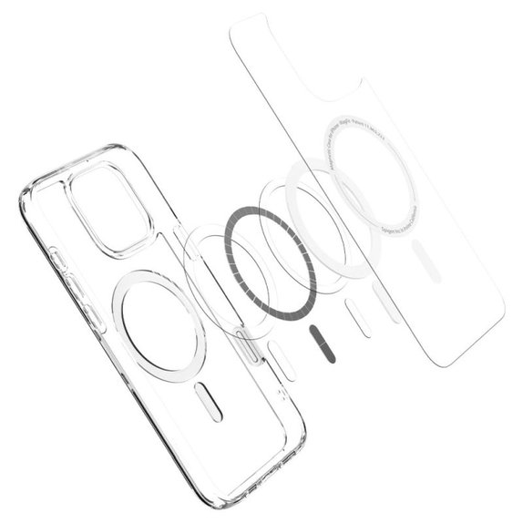 Калъф Ultra Hybrid "T" с MagSafe за iPhone 16 Pro Max, Бял, Spigen